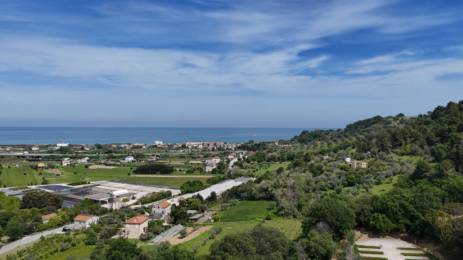 Agriturismo with sea view in Le Marche