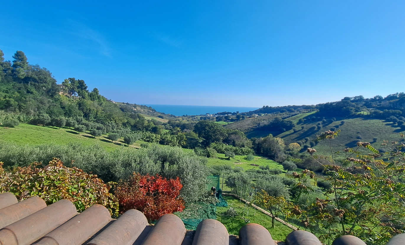 Villa with sea view in Le Marche