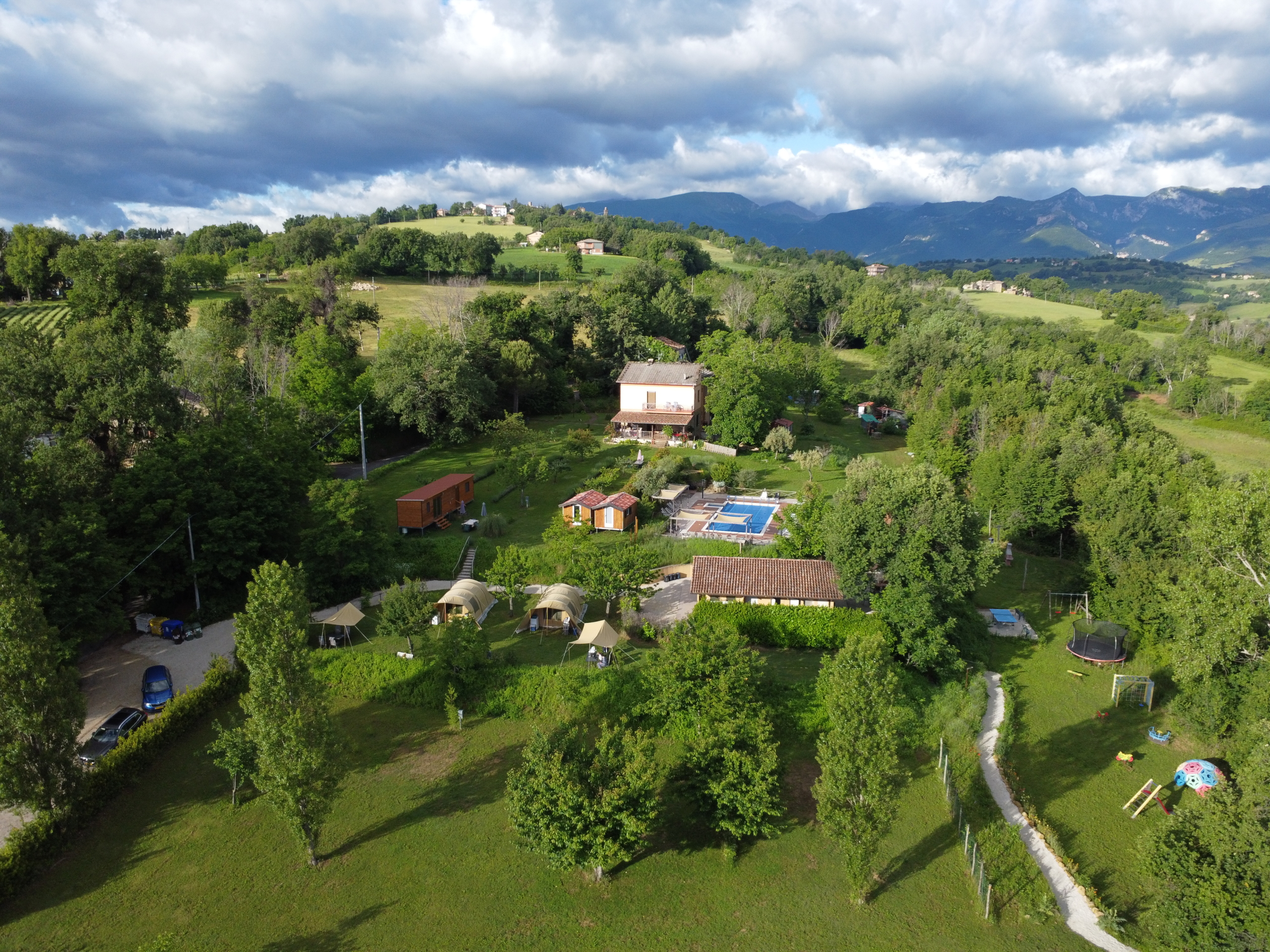 Agri camping in Le marche