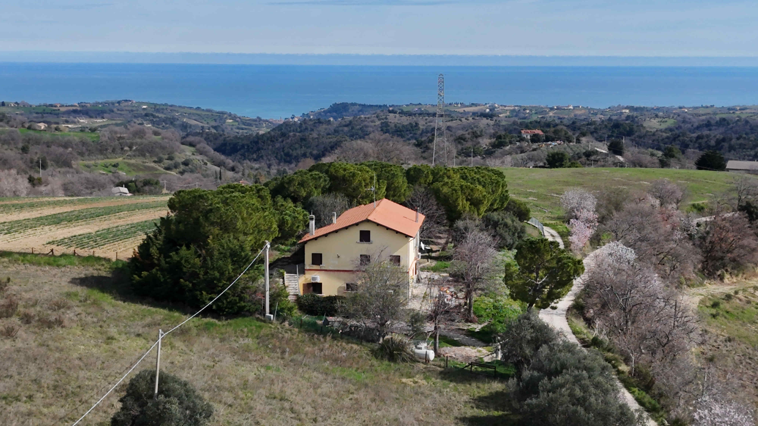 Country with sea view in Ripatransone