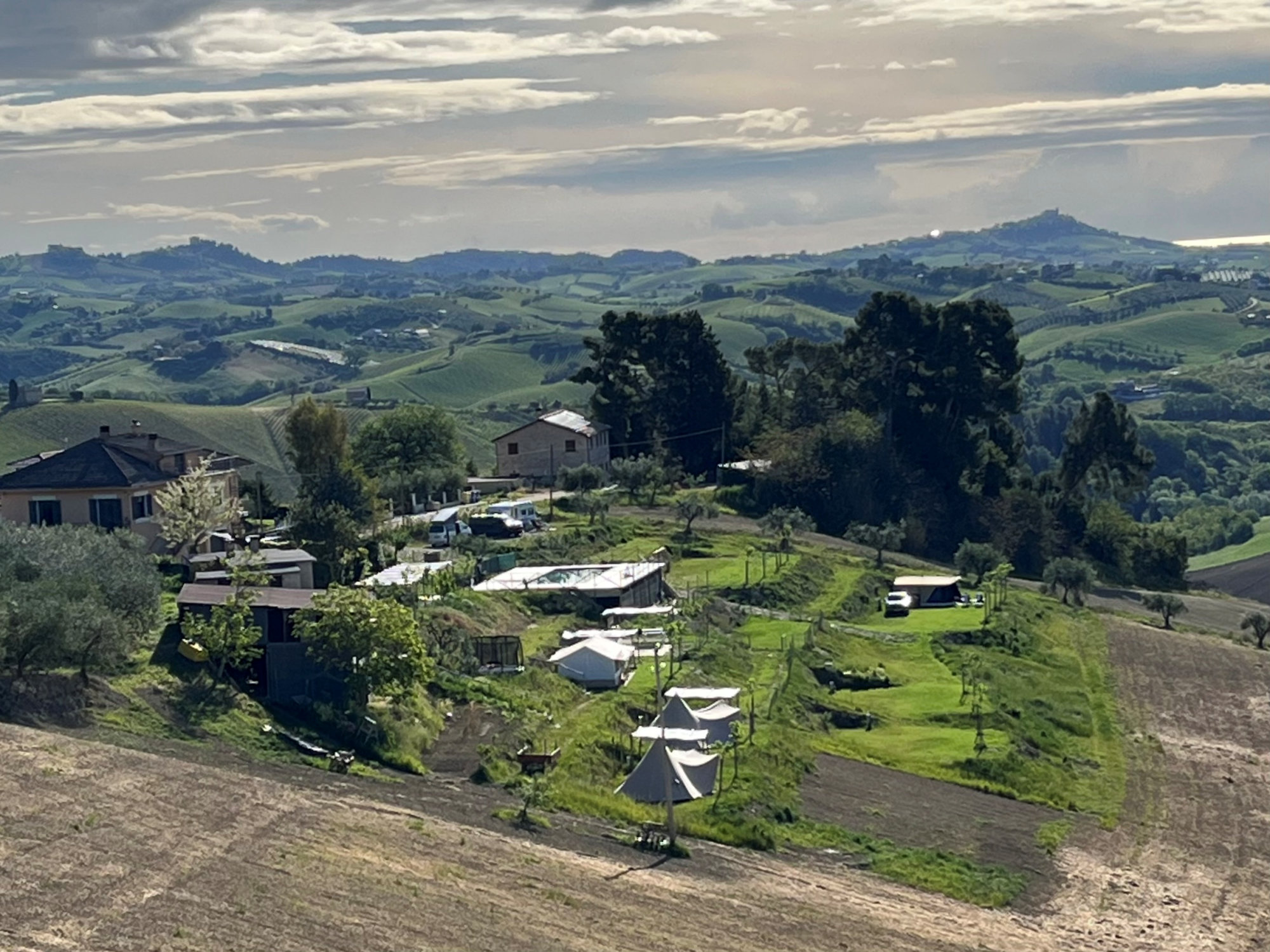 Camping in Le Marche. Offida