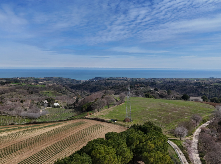 Country house with sea view in Ripatransone